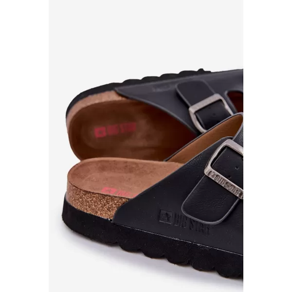  Muške papuče BIG STAR NN174531 BLACK Big Star Shoes 