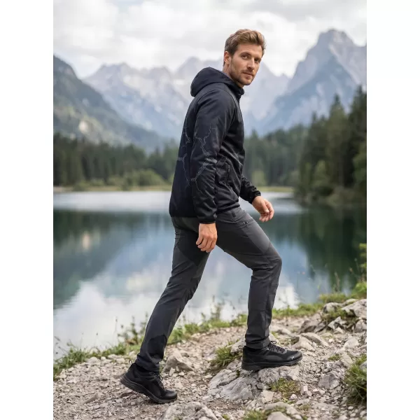  Muška vrhunska softshell jakna ALTISPORT VOJ/ALM129JACK01 CRNO SIVA 