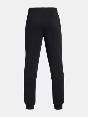 Trenirke za dječake UNDER ARMOUR UA B UNSTOPPABLE FLC JOGGER 1386689-001 CRNA