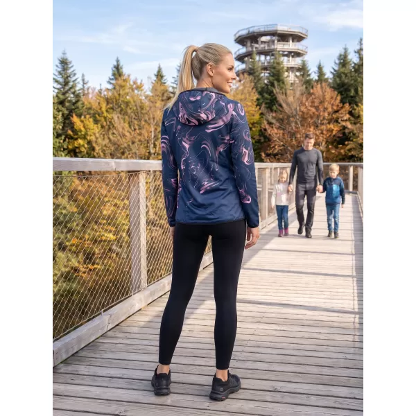  Ženska vrhunska softshell jakna ALTISPORT VOJ/ALW064JACK01 PLAVO RUŽIČASTA 