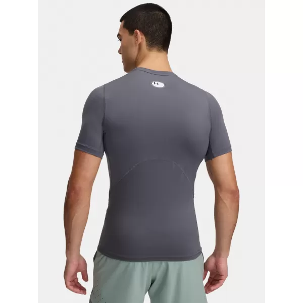 Muška majica kratkih rukava UNDER ARMOUR HG ARMOUR COMP SS 1361518-025 SIVA 