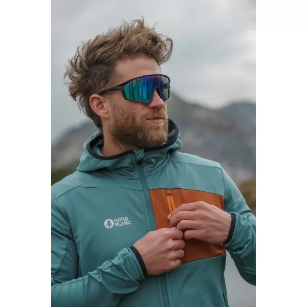  Muški powerfleece duks NORDBLANC BRACKEN NBWFM8286 TAMNO ZELENA 