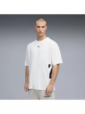 Muška majica kratkih rukava PUMA M GRAPHIC OVERSIZED TEE 528528_02 PUMA BIJELA