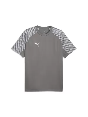 Muška majica kratkih rukava PUMA TEAMLIGA26 JERSEY 659721_13 FLAT MEDIUM GRAY/ RAVNA SREDNJE SIVA/PUMA BIJELA