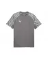 Muška majica kratkih rukava PUMA TEAMLIGA26 JERSEY 659721_13 FLAT MEDIUM GRAY/ RAVNA SREDNJE SIVA/PUMA BIJELA