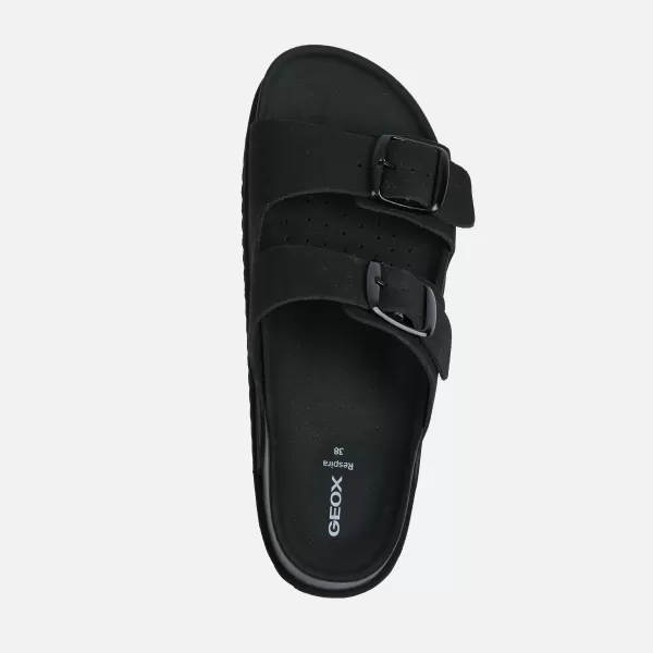  Ženske papuče GEOX SANDYBETT HIGH G012956 CRNA 
