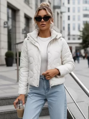 Ženska jakna DSTREET TY3582 BIJELA
