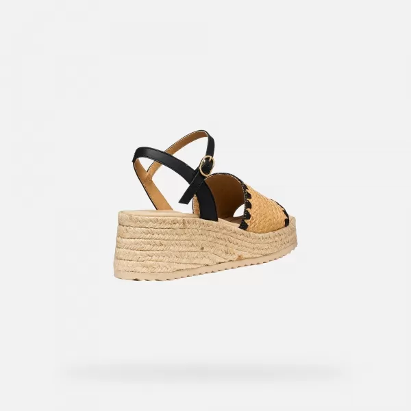  Ženske cipele na wedge GEOX ALEMERIA G012882 CRNA 