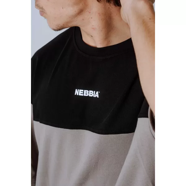  Oversized majica kratkih rukava POWER 898 SVIJETLO SMEĐA PEPELJASTA Nebbia 