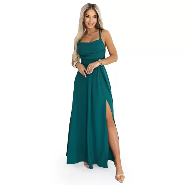  Haljina NUMOCO 589-6 TAMNOZELENE BOJE 