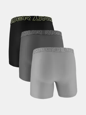 Muške bokserice UNDER ARMOUR UA PERFORMANCE TECH MESH - SOLID 6IN - 1383884-069 TITANIJUM