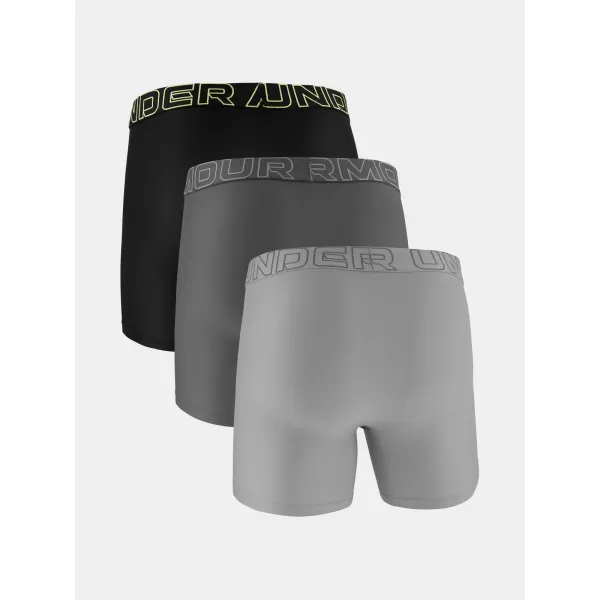  Muške bokserice UNDER ARMOUR UA PERFORMANCE TECH MESH - SOLID 6IN - 1383884-069 TITANIJUM 