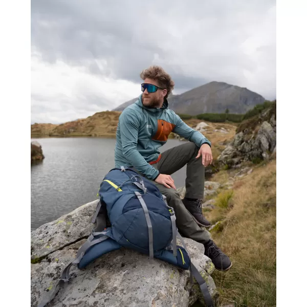  Muški powerfleece duks NORDBLANC BRACKEN NBWFM8286 TAMNO ZELENA 