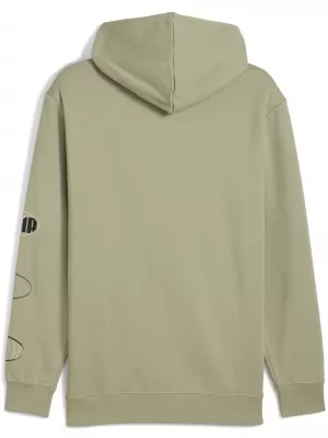 Muški sweatshirt PUMA ESS LOGO LAB HOODIE 688180-82 LUX VOJSKA
