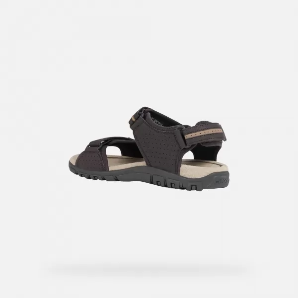  Muške sandale GEOX UOMO SANDAL STRADA G003039 TAMNO SMEĐA 