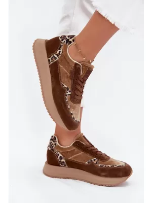 Ženske tenisice BIG STAR OO274A313 SMEĐA/BEŽ Big Star Shoes