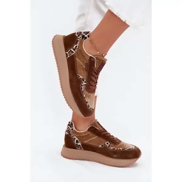  Ženske tenisice BIG STAR OO274A313 SMEĐA/BEŽ Big Star Shoes 