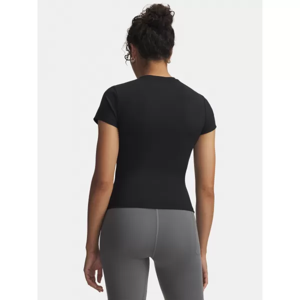  Ženska majica kratkih rukava UNDER ARMOUR MOTION FITTED SS EMEA 6012291-001 CRNA 