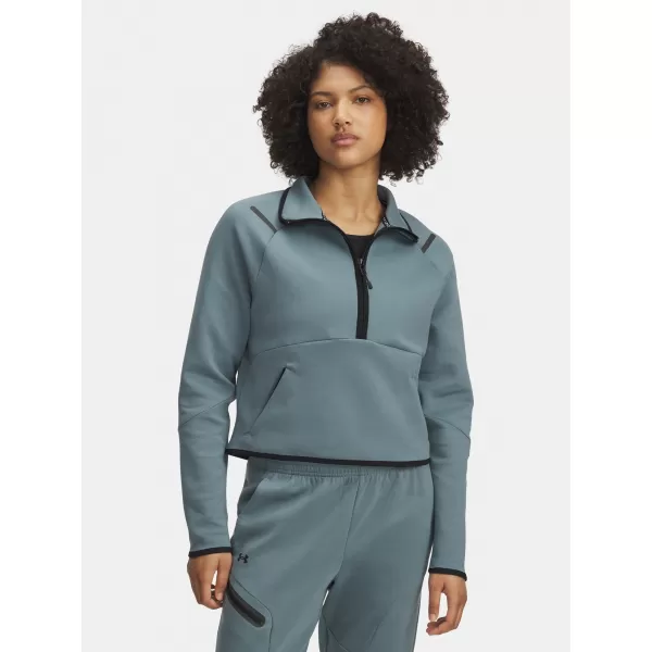  Ženski sweatshirt UNDER ARMOUR UNSTOPPABLE FLC HZ 6003671-587 PLAVA 