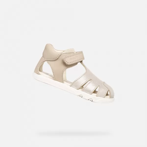 Sandale za djevojčice GEOX SANDAL STEPPIEUP B656QA0CR85C5000 BEŽ 