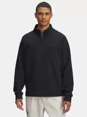 Muški sweatshirt UNDER ARMOUR UNSTOPPABLE FLC HALF ZIP 6003868-001 CRNA
