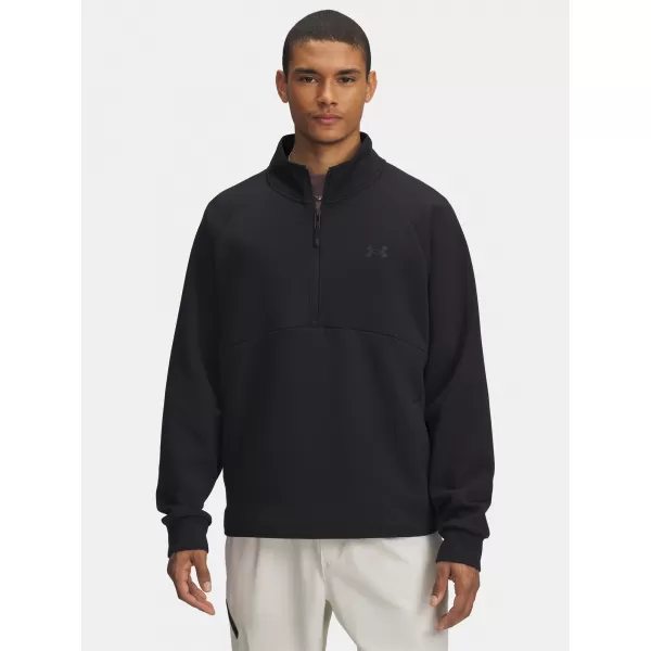  Muški sweatshirt UNDER ARMOUR UNSTOPPABLE FLC HALF ZIP 6003868-001 CRNA 