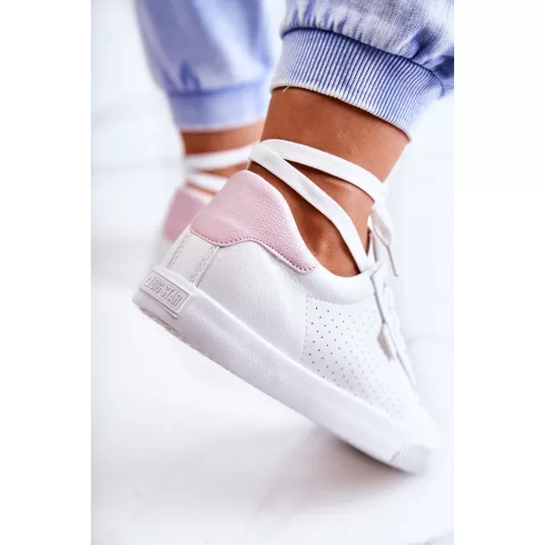  Ženske tenisice BIG STAR HH274073 WHITE/PINK Big Star Shoes 