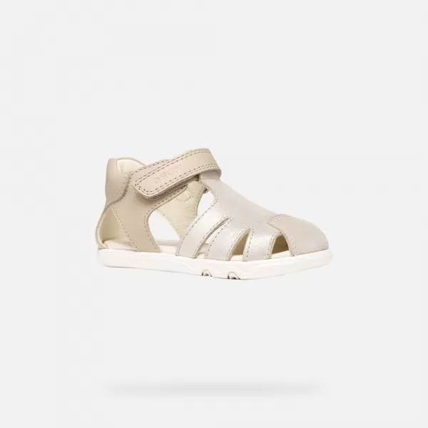  Sandale za djevojčice GEOX SANDAL STEPPIEUP B656QA0CR85C5000 BEŽ 