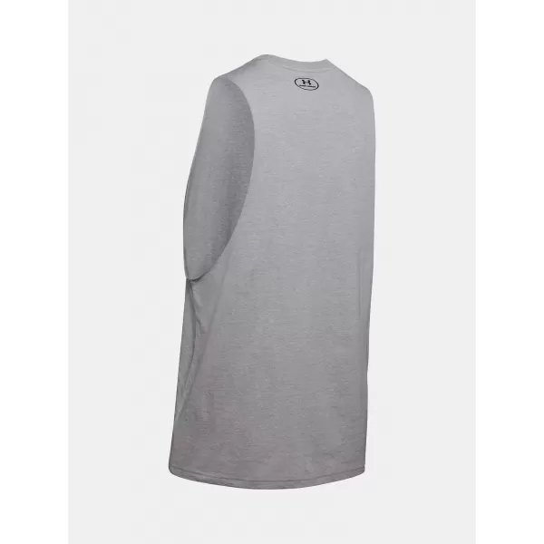  Muška majica bez rukava UNDER ARMOUR LEFT CHEST CUT OFF TANK 1329286-035 SIVA 