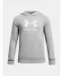 Trenirka za dječake UNDER ARMOUR UA RIVAL FLEECE BL HOODIE 1379791-011 SIVA