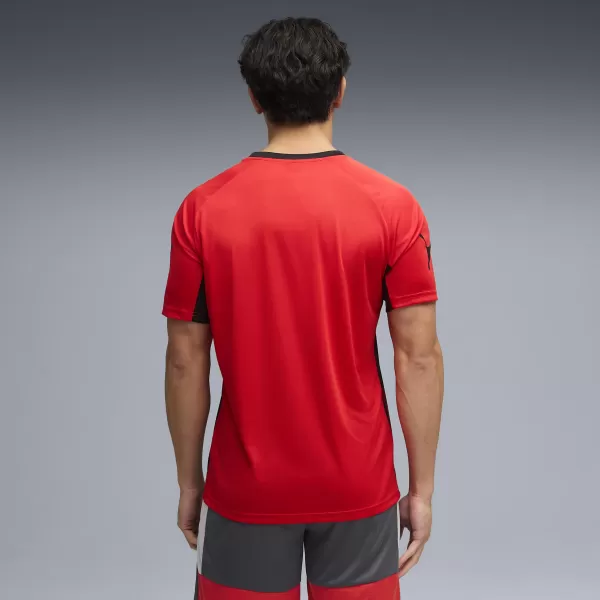  Funkcionalna muška majica PUMA INDIVIDUALLIGA GRAPH JERSEY 660578_01 PUMA CRVENA/PUMA BIJELA 