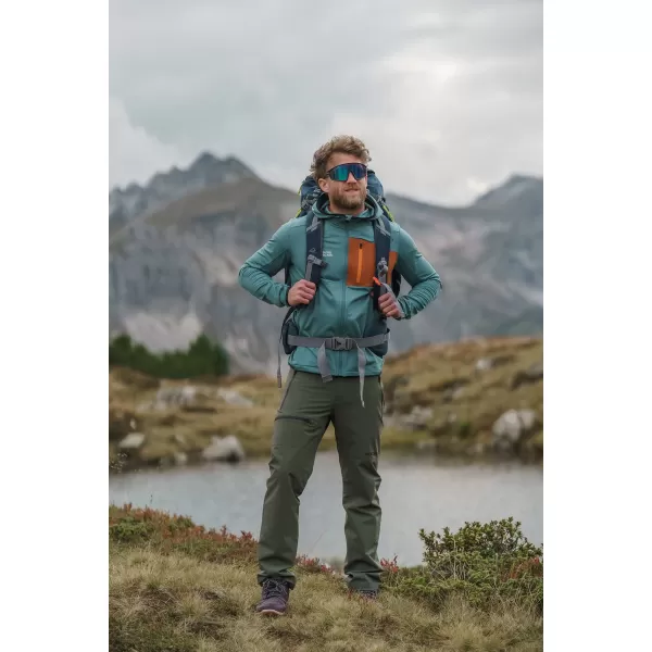 Muški powerfleece duks NORDBLANC BRACKEN NBWFM8286 TAMNO ZELENA 
