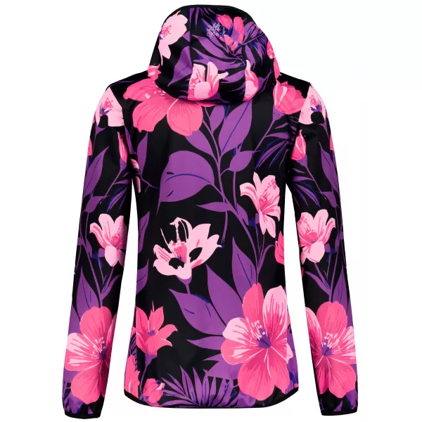  Ženska vrhunska softshell jakna ALTISPORT VOJ/ALW115JACK01 LJUBIČASTA/CRNA 