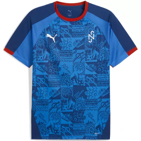  Funkcionalna muška majica PUMA NEYMAR JR PLAYMAKER JERSEY 660314-10 BLAZING BLUE/ PLAMEN PLAVA/PUMA BIJELA/ULTRA 