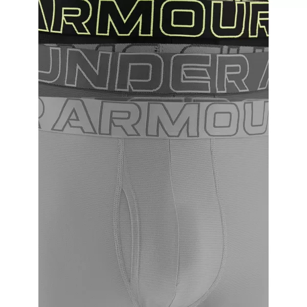  Muške bokserice UNDER ARMOUR UA PERFORMANCE TECH MESH - SOLID 6IN - 1383884-069 TITANIJUM 