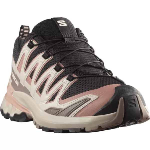 Ženske cipele SALOMON XA PRO 3D V9 W L47882800 CRNA/BURLWOOD/MAHAGONI RUŽA 