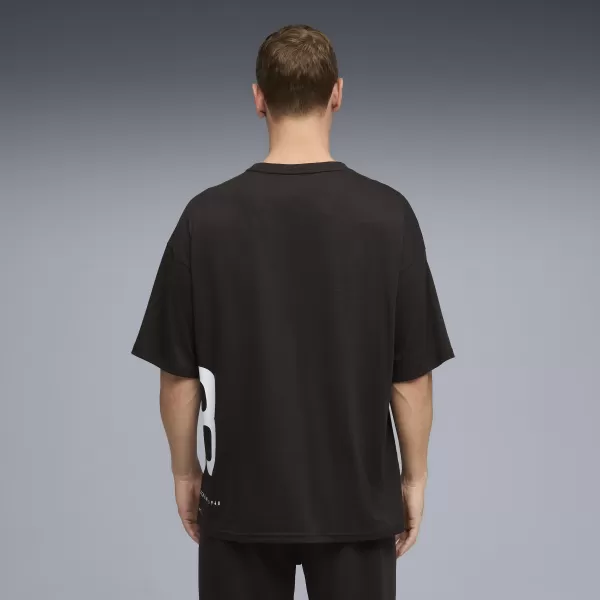  Muška majica kratkih rukava PUMA M GRAPHIC OVERSIZED TEE 528528_01 PUMA CRNA 