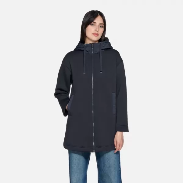  Ženska parka GEOX SWEATER G012426 TAMNOPLAVA 