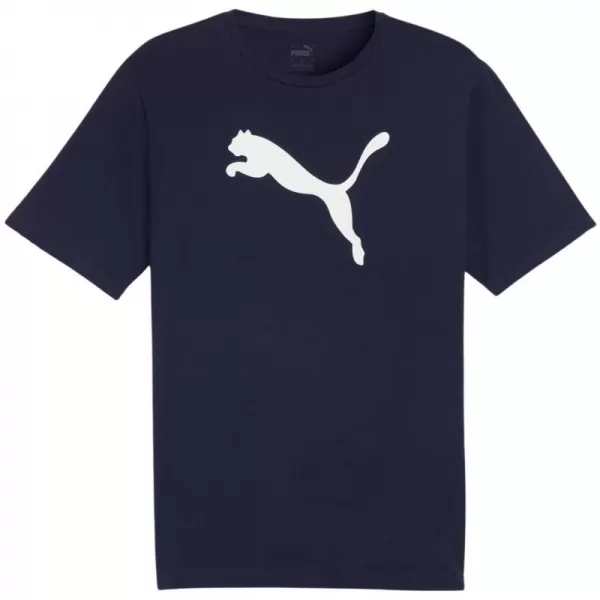  Funkcionalna muška majica PUMA TEAMRISE LOGO JERSEY COTTON 658705-06 PUMA TAMNOPLAVA/PUMA BIJELA 