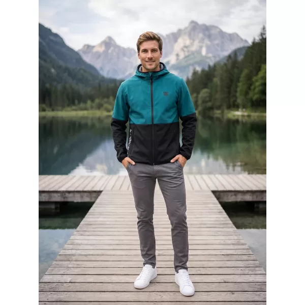  Muška vrhunska softshell jakna ALTISPORT VOJ/ALM051JACK01 KEROZIN/CRNA 