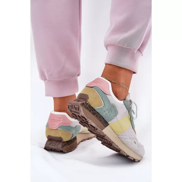 Ženske cipele BIG STAR RR274244 YELLOW/GREY Big Star Shoes 