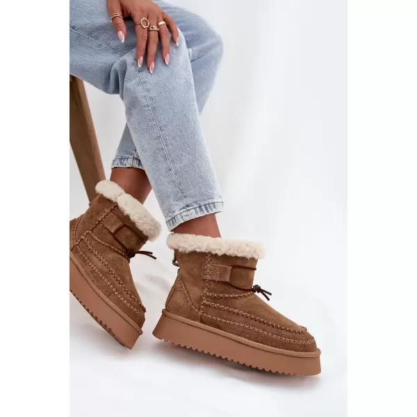  Ženske cipele BIG STAR SS274373 BROWN/BEIGE Big Star Shoes 