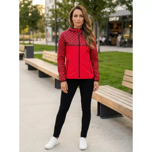  Ženska vrhunska softshell jakna ALTISPORT VOJ/ALW048JACK01 CRVENA 