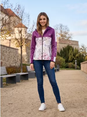 Ženska vrhunska softshell jakna ALTISPORT VOJ/ALW008JACK01 TAMNOCRVENA