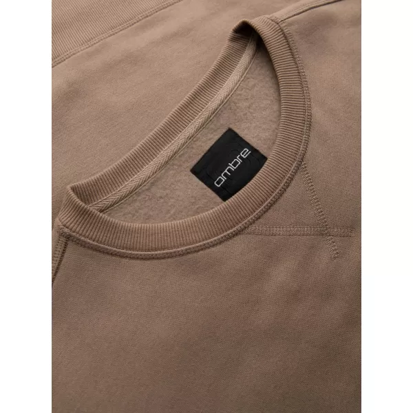  Muški sweatshirt OMBRE OM-SSNZ-0243 SVIJETLOSMEĐA 