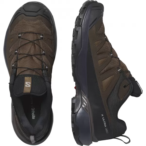  Muške cipele SALOMON X ULTRA 360 LTR GTX L47571200 TAMNA ZEMLJA/DELICIOSO/KOŽA MORSKOG PSA 