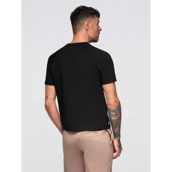  Muška majica kratkih rukava OMBRE OM-TSCT-0240 CRNA 