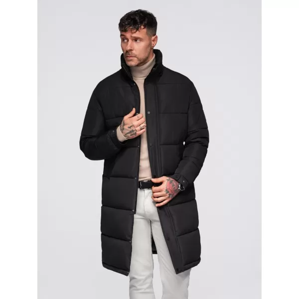  Muški kaput OMBRE OM-JALJ-0309 CRNA 