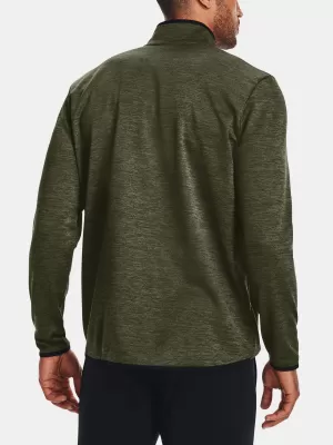 Muški sweatshirt UNDER ARMOUR UA ARMOUR FLEECE 1/2 ZIP ZELENA