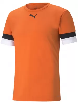 Funkcionalna muška majica PUMA TEAMRISE JERSEY 704932-08 ZLATNI MAK/CRNO/BIJELO